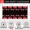 41pcs Black and red Party Supplies ,include 20 Plates, 20 Napkin and 1pcs Tablecloth,Used for Black and red Birthday Party Decoration (AAA)